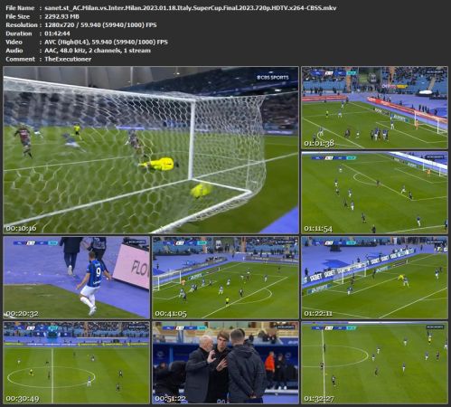 AC Milan vs Inter Milan 2023.01.18 Italy SuperCup Final 2023 720p HDTV x264-CBSS