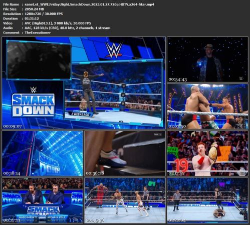 WWE Friday Night SmackDown 2023.01.27 720p HDTV x264-Star