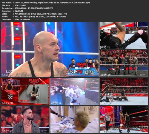 WWE Monday Night Raw 2023.01.09 1080p HDTV x264-NWCHD