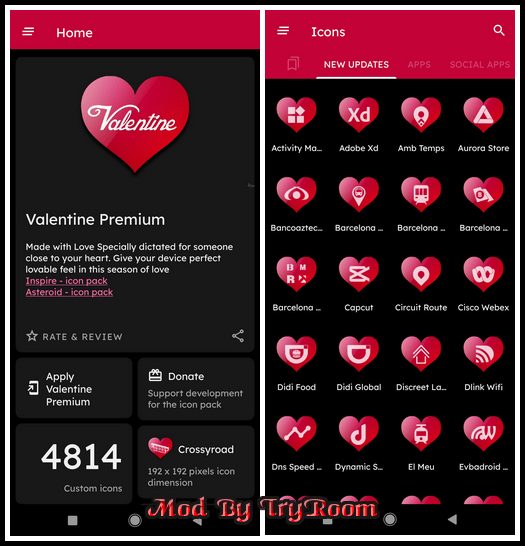 Valentine Premium - Icon Pack v11.0