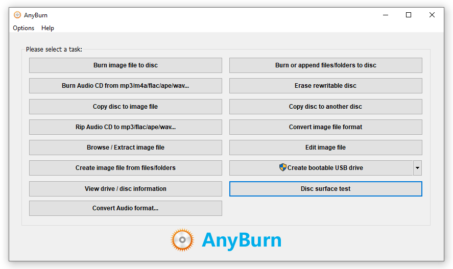 download the new version for android AnyBurn Pro 5.9