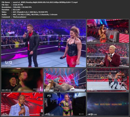 WWE Monday Night RAW 6th Feb 2023 60fps WEBRip h264-TJ