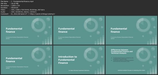 Fundamental Finance