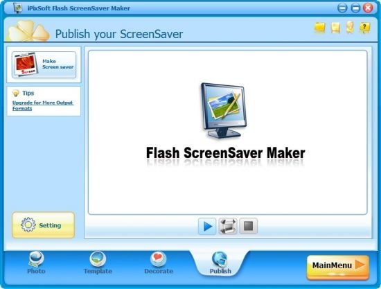 iPixSoft Flash ScreenSaver Maker 4.7 Multilingual