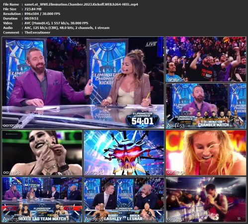 WWE Elimination Chamber 2023 Kickoff WEB h264-HEEL