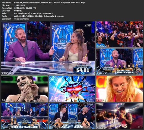 WWE Elimination Chamber 2023 Kickoff 720p WEB h264-HEEL