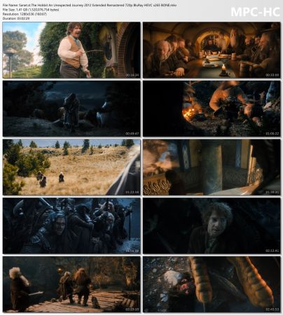 The Hobbit Trilogy 2012-2014 Extended Remastered 720p BluRay HEVC x265 BONE
