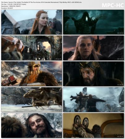 The Hobbit Trilogy 2012-2014 Extended Remastered 720p BluRay HEVC x265 BONE