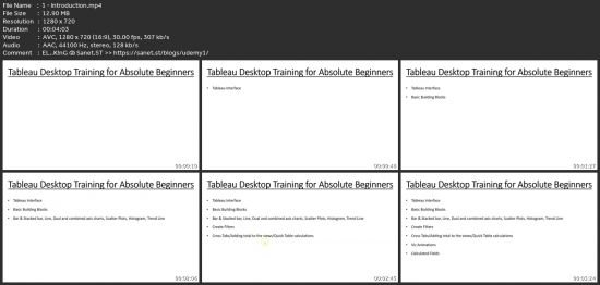 Tableau Desktop Hands-On Training For Absolute Beginners