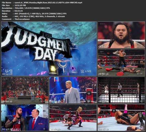 WWE Monday Night Raw 2023.02.13 HDTV x264-NWCHD