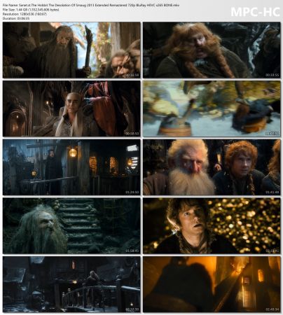 The Hobbit Trilogy 2012-2014 Extended Remastered 720p BluRay HEVC x265 BONE