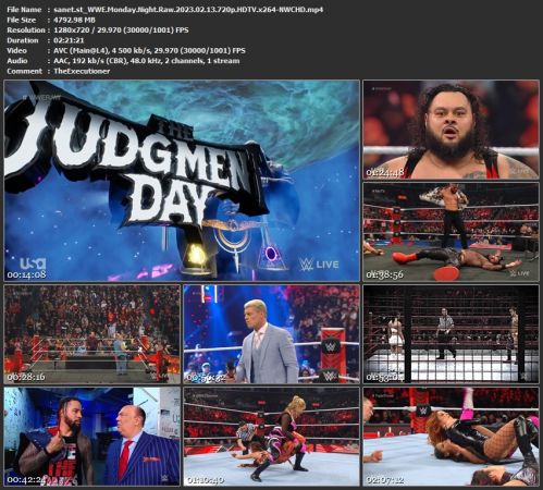 WWE Monday Night Raw 2023.02.13 720p HDTV x264-NWCHD