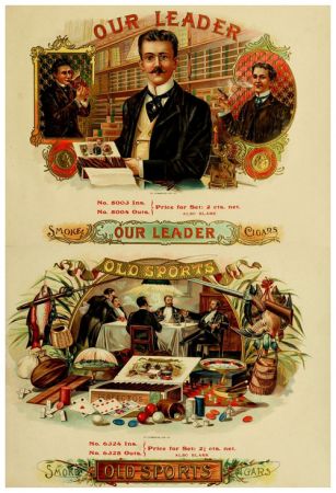 Advertising (vintage, retro) Cigar labels