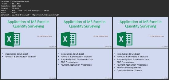 Application Of Ms Excel In Quantity Surveying