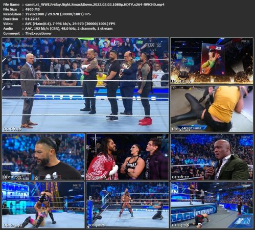WWE Friday Night SmackDown 2023 03 03 1080p HDTV x264-NWCHD