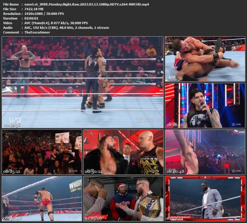WWE Monday Night Raw 2023 03 13 1080p HDTV x264-NWCHD