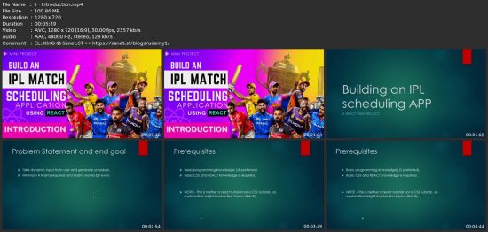 Ipl Schedule Generation - A Mini Project Using React
