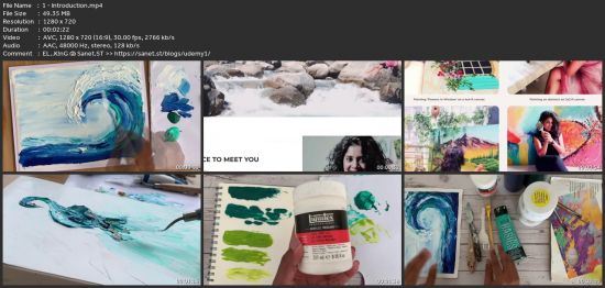 Painting Impasto Waves Landscape - In 3 Easy Steps