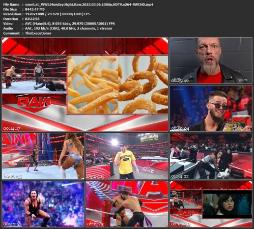 WWE Monday Night Raw 2023 03 06 1080p HDTV x264-NWCHD
