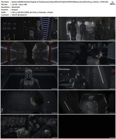 The Mandalorian S02 2160p HDR10 DV Hybrid DSNP WEBRip x265 10bit EAC3 5 1 Atmos Goki TAoE