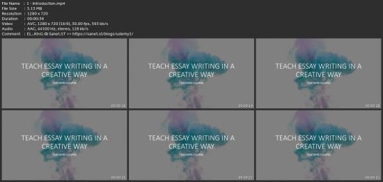 Teachers Course: Teach Essay Writing In A Creative Way