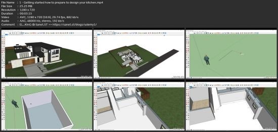 How To Design A Kitchen With Sketchup And Layout