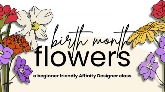 Affinity Designer 2 for iPad  Birth Month Flowers