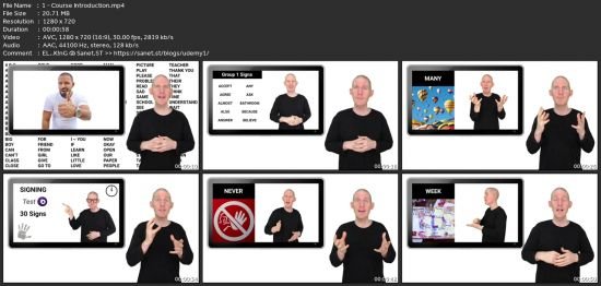Asl | Second 120 Basic Signs | American Sign Language