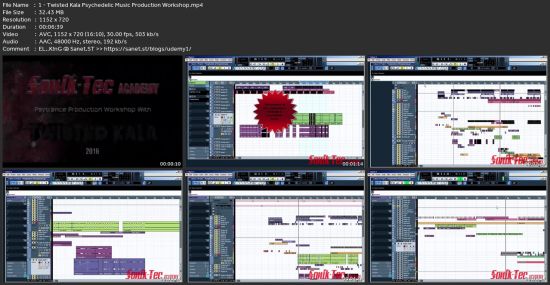 Psychedelic Music Production Workshop With Cubase