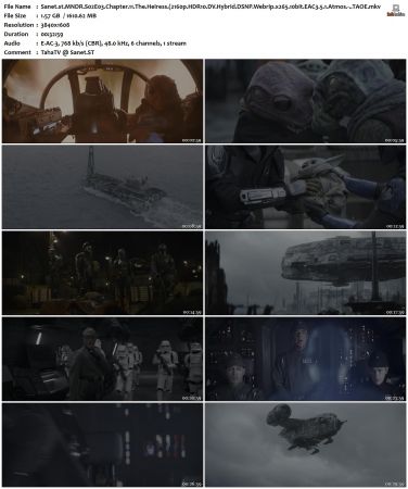 The Mandalorian S02 2160p HDR10 DV Hybrid DSNP WEBRip x265 10bit EAC3 5 1 Atmos Goki TAoE