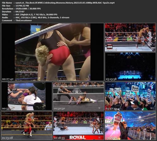 The Best Of WWE Celebrating Womens History 2023 03 03 1080p WEB AAC-SpaZe