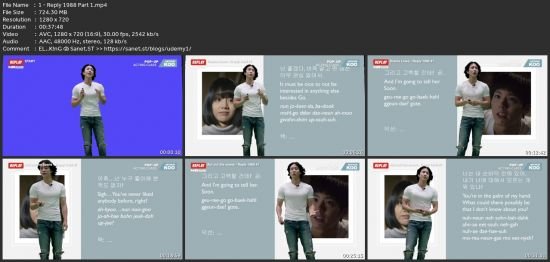 Korean Acting &amp; Language