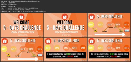 Shopee Dropshipping 5 Days Challenge - Malaysia
