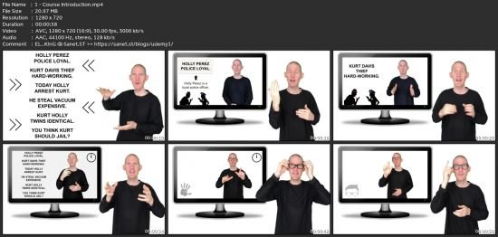 Asl Narrative | Holly Arrested Kurt | American Sign Language