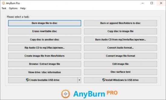 AnyBurn Pro 5.9 for ios instal free
