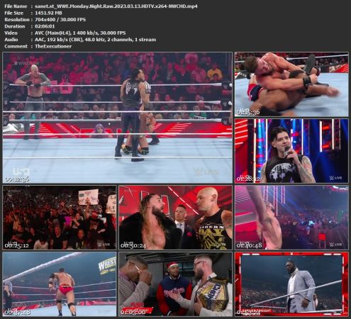 WWE Monday Night Raw 2023 03 13 HDTV x264-NWCHD