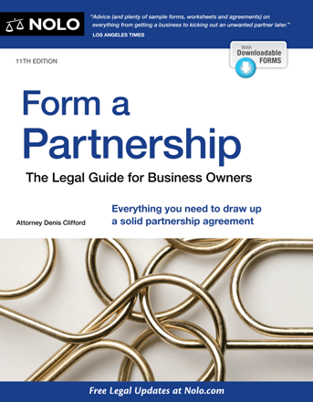 Form a Partnership : The Legal Guide for Business Owners, 11th Edition (True ePUB)