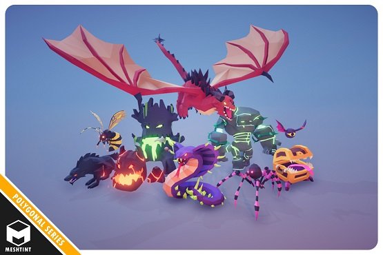 Unity Asset - Polygonal - Creatures Pack v1.0