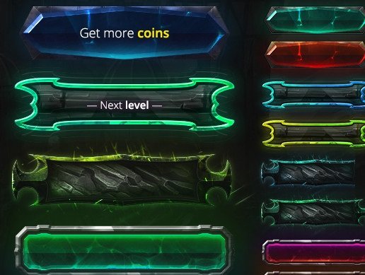 Unity Asset - 40 Sweet Buttons v1.0