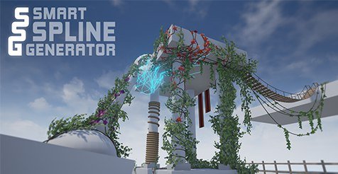 Unreal Engine Marketplace - Smart Spline Generator (4.26-4.27, 5.0)