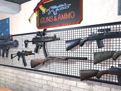 Unity Asset - Gun Store and Shooting Range v1.0