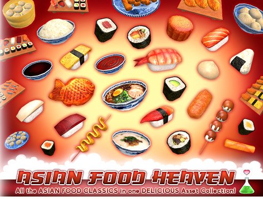 Unity Asset - Asian Food Heaven v1.1