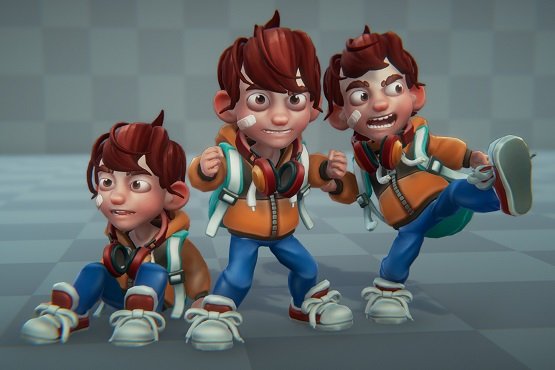 Unity Asset - Cartoon Kid, Boy v1.0