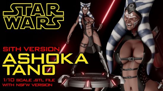Ashoka Sith Version – 3D Print Model