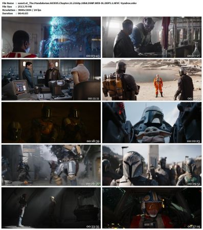 The Mandalorian S03 2160p DSNP WEB-DL x265 HEVC 10bit Atmos DDP 5 1 Vyndros