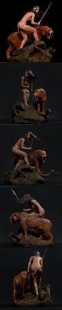 Ca 3d art – Indian Warrior Woman – 3D Print Model