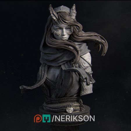 Rowena Bust – 3D Print Model
