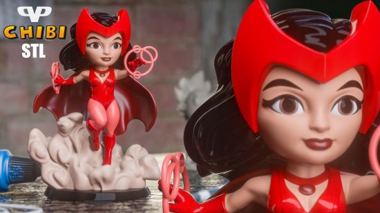 Scarlet Witch Chibi – 3D Print Model