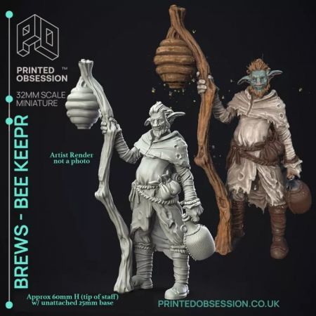 Firbolg Bee Keeper – 3D print model