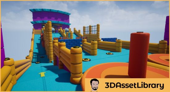 Unreal Engine Marketplace - Fun Obstacle Course Vol 1 (4.20 - 4.27, 5.0 - 5.1)